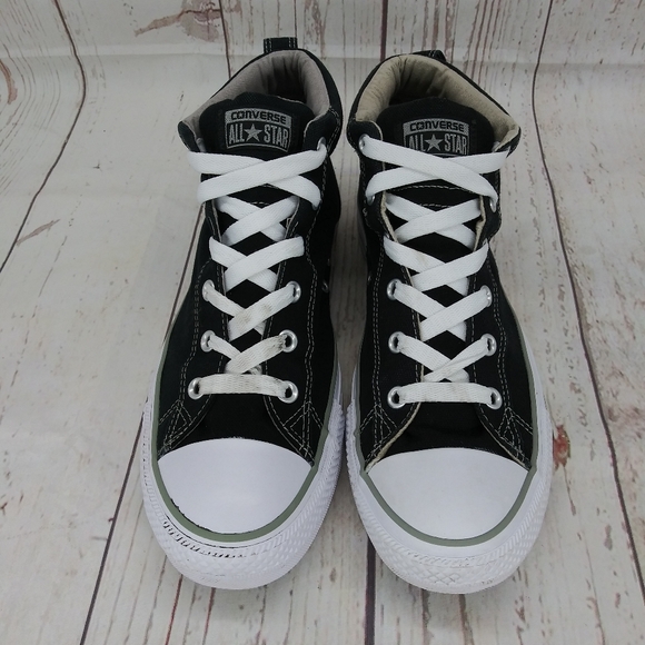 Converse All Star CT Mid Sneakers Mens Sz 12 Black Shoes - Picture 3 of 10